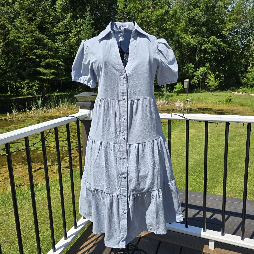Area Stars Powder Blue Dress, XS, NWT
